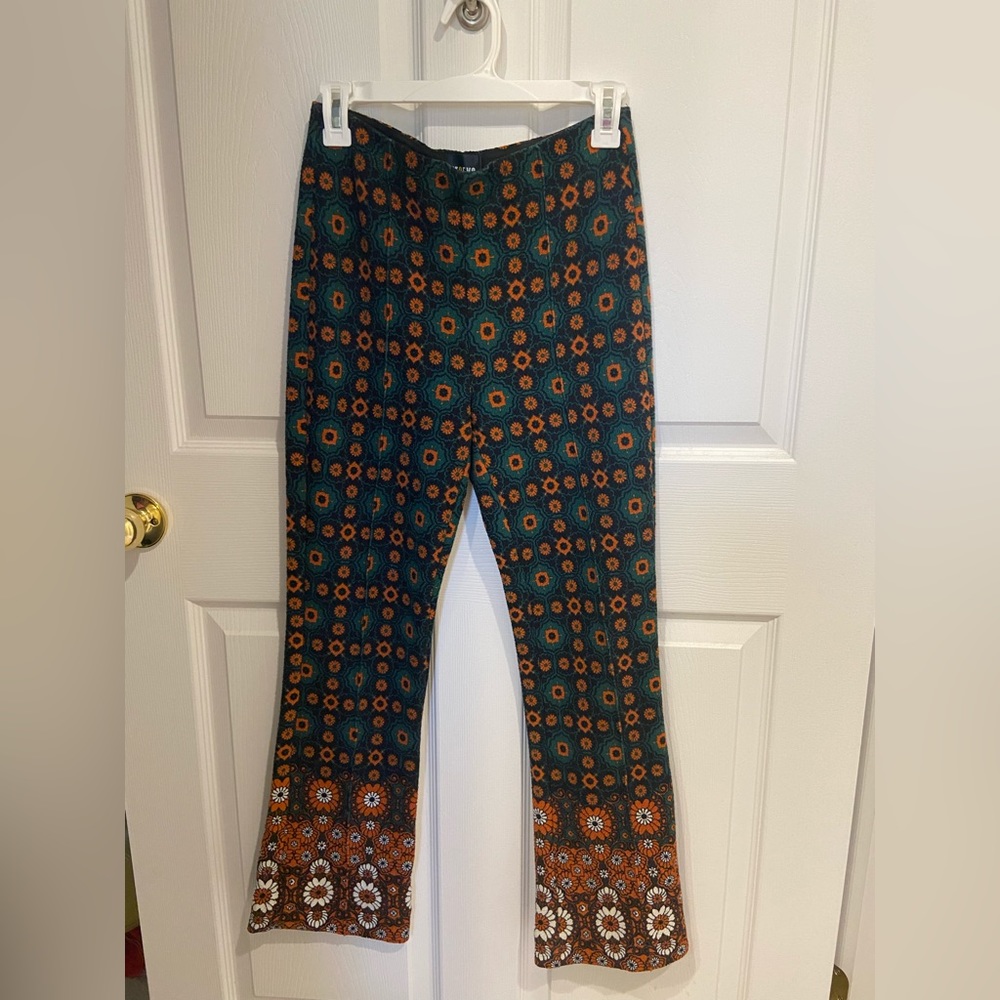 Maeve Kick Flare Cropped Pants